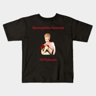 Horrorphilia Network of Podcasts Design #2 Kids T-Shirt